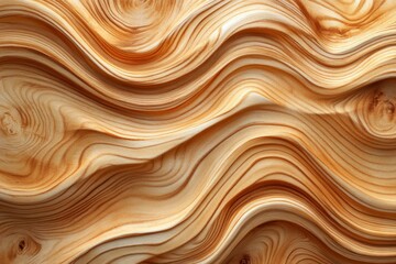 Abstract Wavy Wood Grain Texture Background