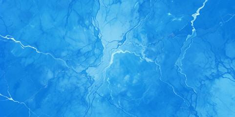 Beautiful luxury dark blue stucco Wall marble texture Background, freshly applied blue oil paint on canvas with soft stains, Close up photo of blue toned frozen cracked water surface background.