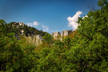 Ruins of the ancient city of Termessos in Turkey. Still unexplored by archaeologists.