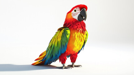 red and yellow macaw