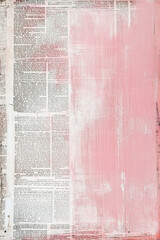 Obraz premium antique newspaper page in grunge style stained with chalk paints and pencils, vintage background for design ideas