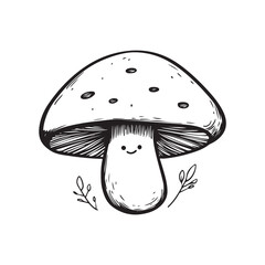 illustration of mushroom