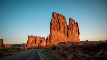 Courthouse Towers - Arches National Park