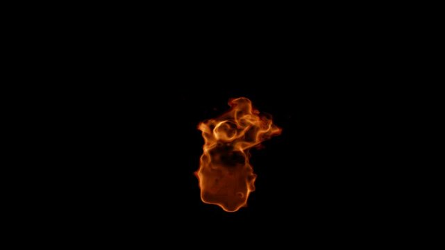 The number 4 burning on fire with transparent background
3d rendering of burning number simulation with alpha channel (transparent background)
