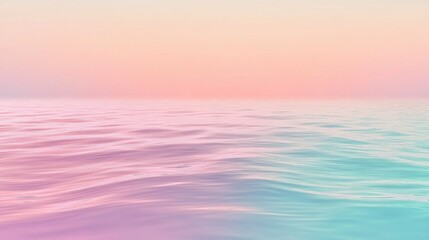 Naklejka premium Unique gradient colored background depicting calm sea water