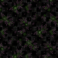 circuit board background, allover seamless pattern