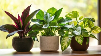 Fototapeta premium Indoor house plants for home decor