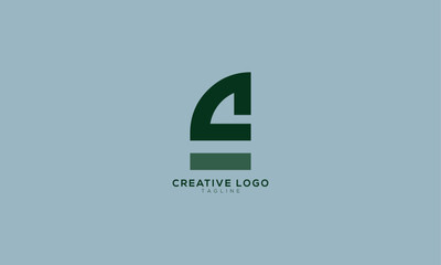 CS SC Abstract initial monogram letter alphabet logo design