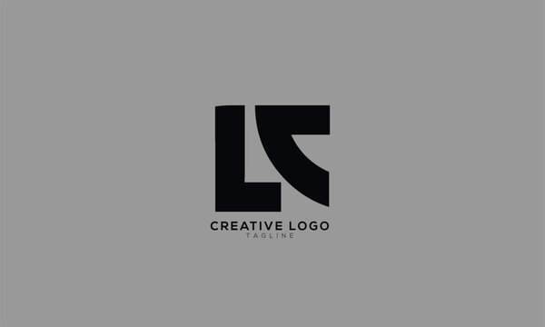 LC Abstract initial monogram letter alphabet logo design