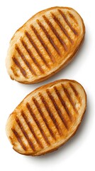 Food on White Background, Grilled Cheese Sandwich, Photo Realistic, Wallpaper, Cover and Screen for Smartphone, PC, Laptop, 9:16 and 16:9 Format