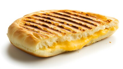 Food on White Background, Grilled Cheese Sandwich, Photo Realistic, Wallpaper, Cover and Screen for Smartphone, PC, Laptop, 9:16 and 16:9 Format