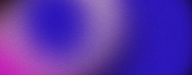 Abstract blue purple white dark grainy gradient background glowing light dark backdrop, noise texture effect banner header poster design