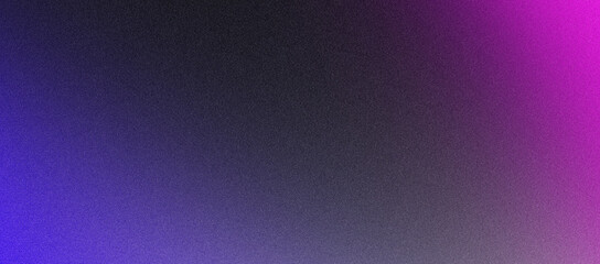 Abstract blue purple white dark grainy gradient background glowing light dark backdrop, noise texture effect banner header poster design