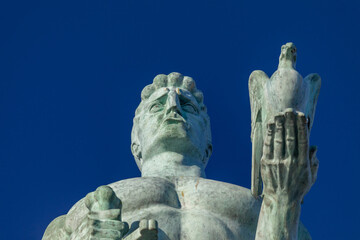 The Victor statue in Belgrade, Serbia