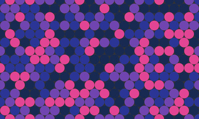 Seamless spotted pattern with abstract circles, perfect for textile prints, wallpaper, or creative geometric posters. Trendy polka dot design for modern backgrounds.