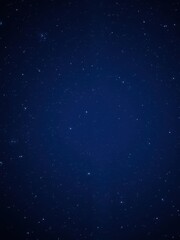 Obraz premium Blue dark night sky filled with twinkling stars and a sense of deep mystery, space