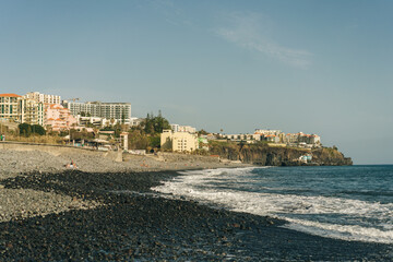 Praia Formosa, Funchal, Madeira , portugal - 2 may 2024