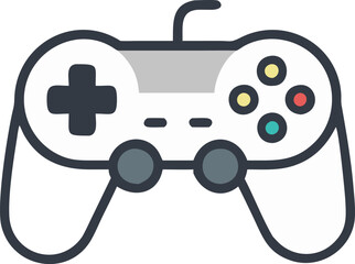 Gaming controller Silhouette vector, joystick icon silhouette