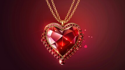 Jewelry, valentine's day