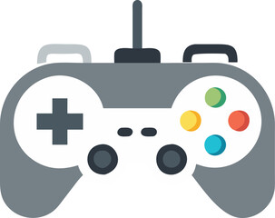 Gamepad icon. Game controller silhouette vector, Video game controller