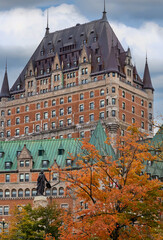 Fairmont Le Château Frontenac Building in Quebec City