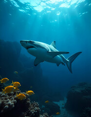 Obraz premium great barrier shark