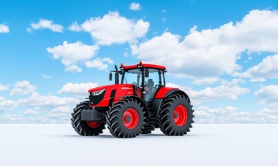 Agricultural robot with a plow that works autonomously on the field.
