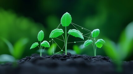 Using AI data analysis icons to increase agriculture efficiency, this concept of digitized eco-friendly and sustainable harvesting is hyper-realistic and eco-friendly