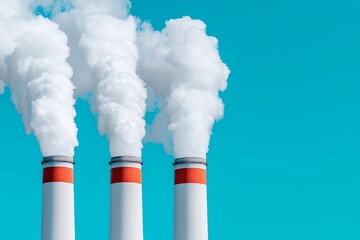 Germany, Europe, coal-fired power station smoke stacks