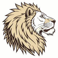 lion head vector