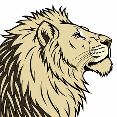 lion head vector