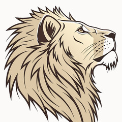 lion head vector