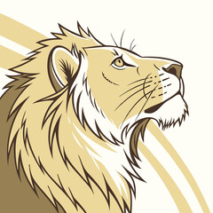 lion head vector