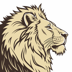 lion head vector