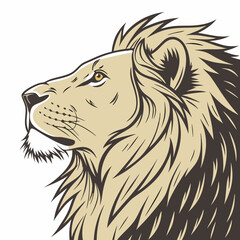lion head vector