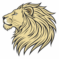 lion head vector