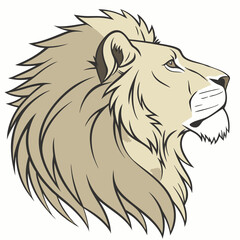 lion head vector