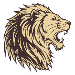 lion head vector