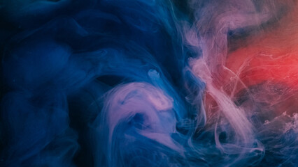 Burning sparkles. Bright flame. Smoking blur beautiful purple texture rising moving on modern art...