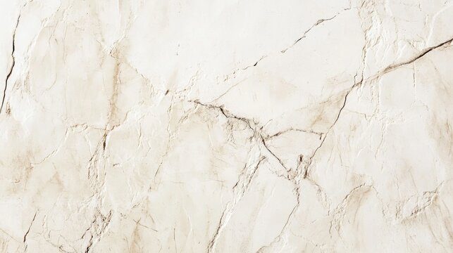 Close up of a retro plain cream colored cement wall texture with a marble like appearance