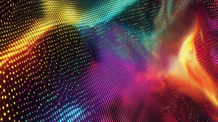 Glamorous Abstract Iridescent Holographic Liquid Weave Background Rainbow Fairytale Inspired Texture For Screen Wallpaper Or Graphic Design Reflective Surface 3D Illustration