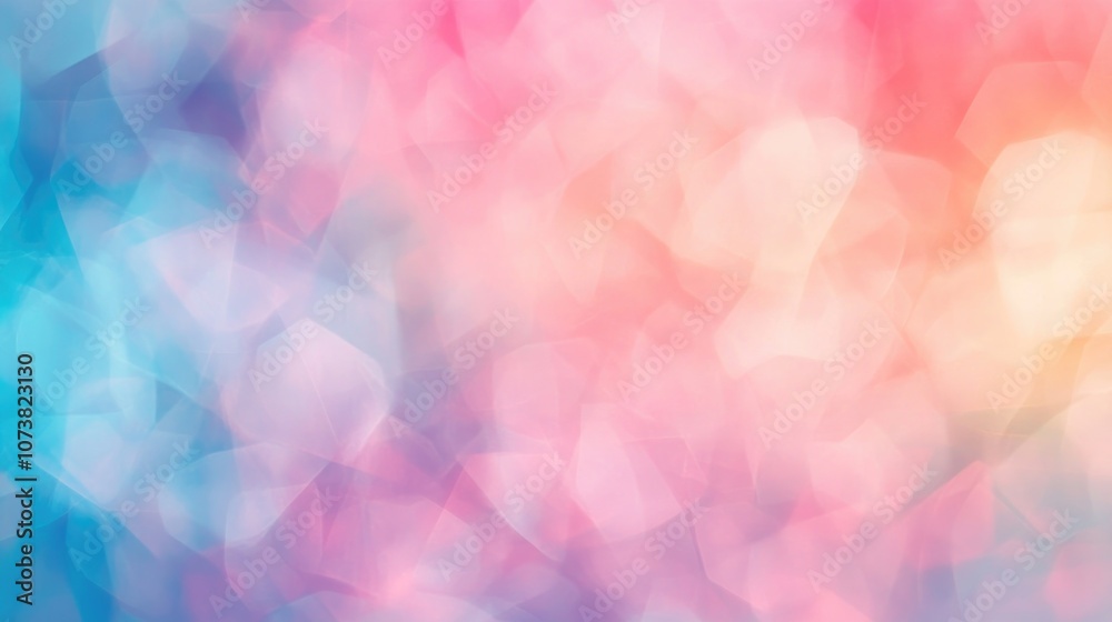 Poster abstract geometric texture featuring a colorful blurred background with gradient effects ideal for g