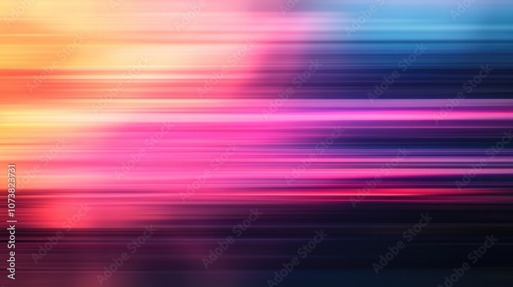 Poster abstract gradient colors with a soft blur creating a contemporary horizontal background suitable for