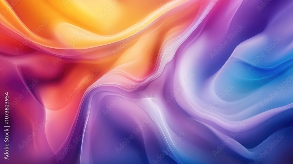Poster colorful abstract background with a soft blur effect and gradient design