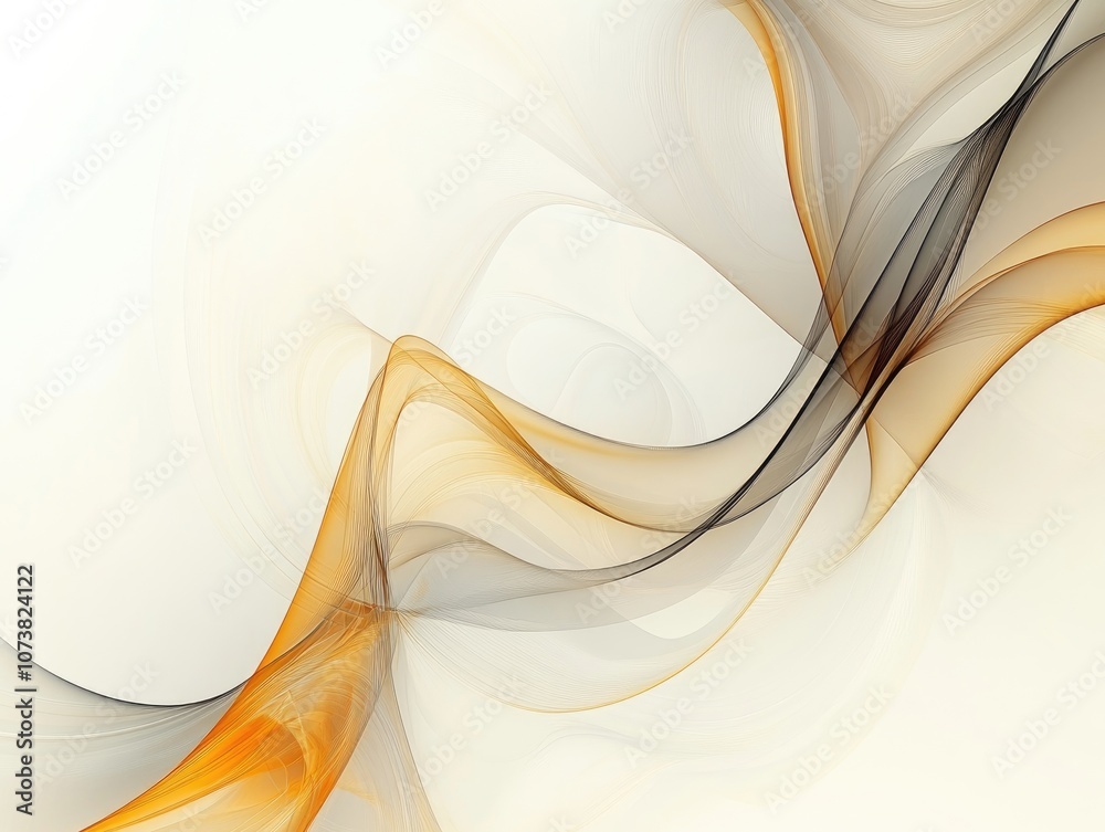 Canvas Prints elegant abstract design on a light background