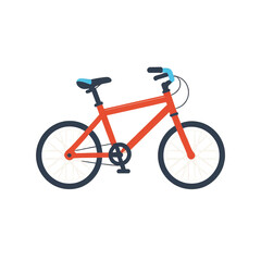 Fototapeta premium simple bicycle vector illustration isolated