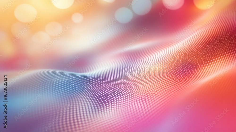 Poster abstract geometric texture with a modern blurred background featuring gradient illustration wave pat
