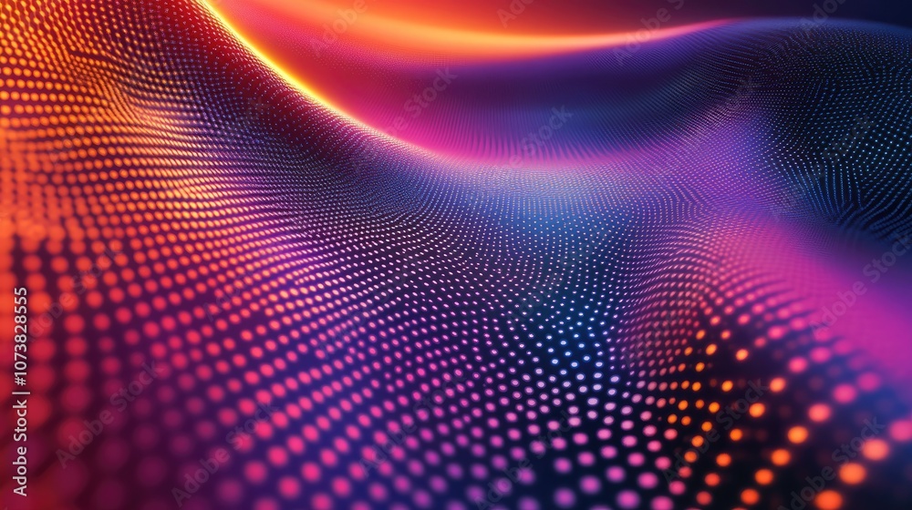 Poster abstract background with a point pattern