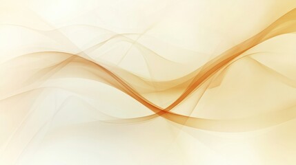 Obraz premium Soft pastel lines and waves intertwine, generating a tranquil backdrop that embodies serenity and balance in design. Generative AI