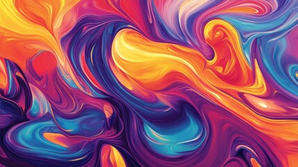 Vibrant abstract illustration featuring a variety of colorful patterns ideal for wallpapers banners website backgrounds and various design projects